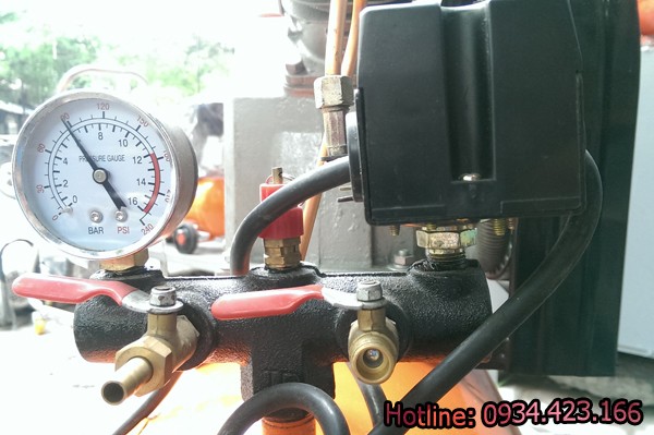 cum chinh ap may nen khi piston 90l Cụm chỉnh áp máy nén khí piston 90 lít
