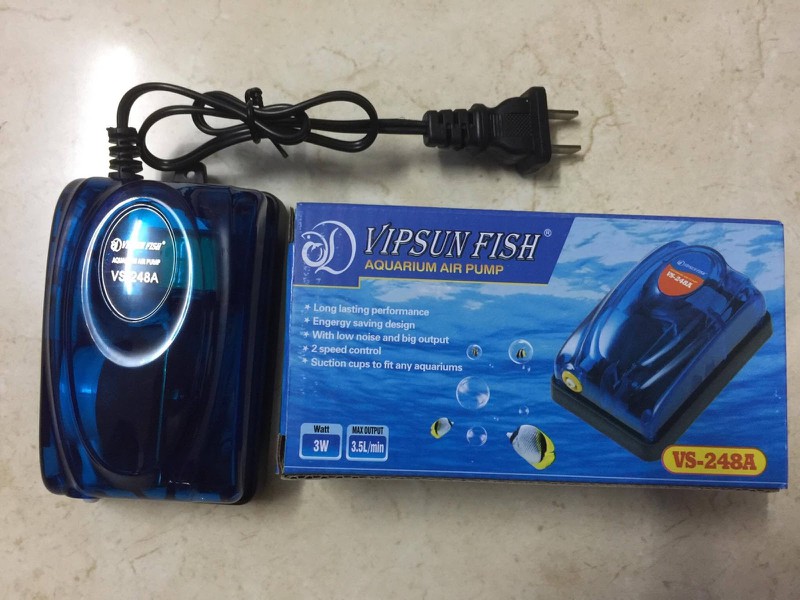 may suc khi mini 12v Máy sục khí mini 12v SB-248A