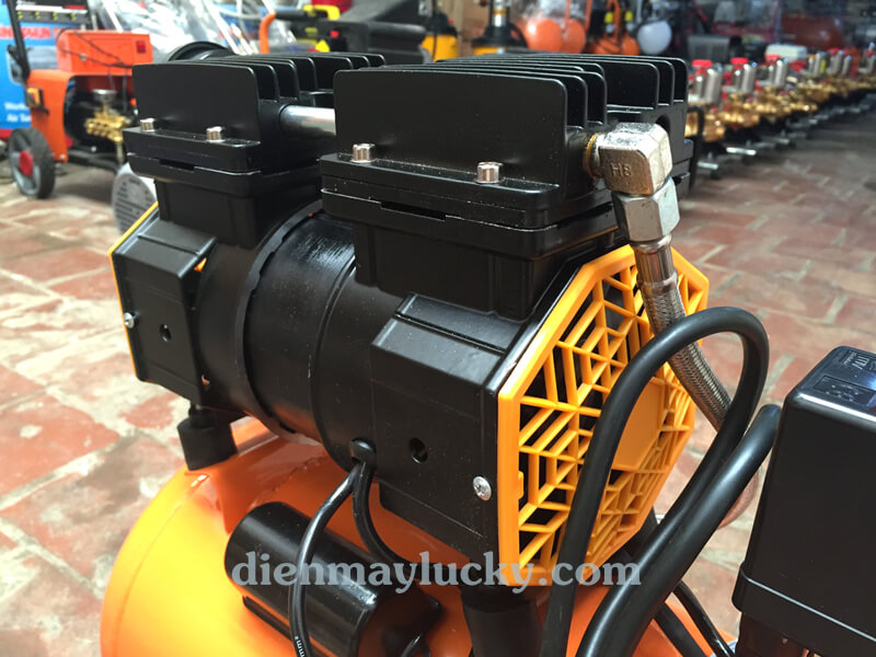 Máy bơm khí nén không ồn mini 24 lít Máy bơm khí nén không ồn mini 24 lít
